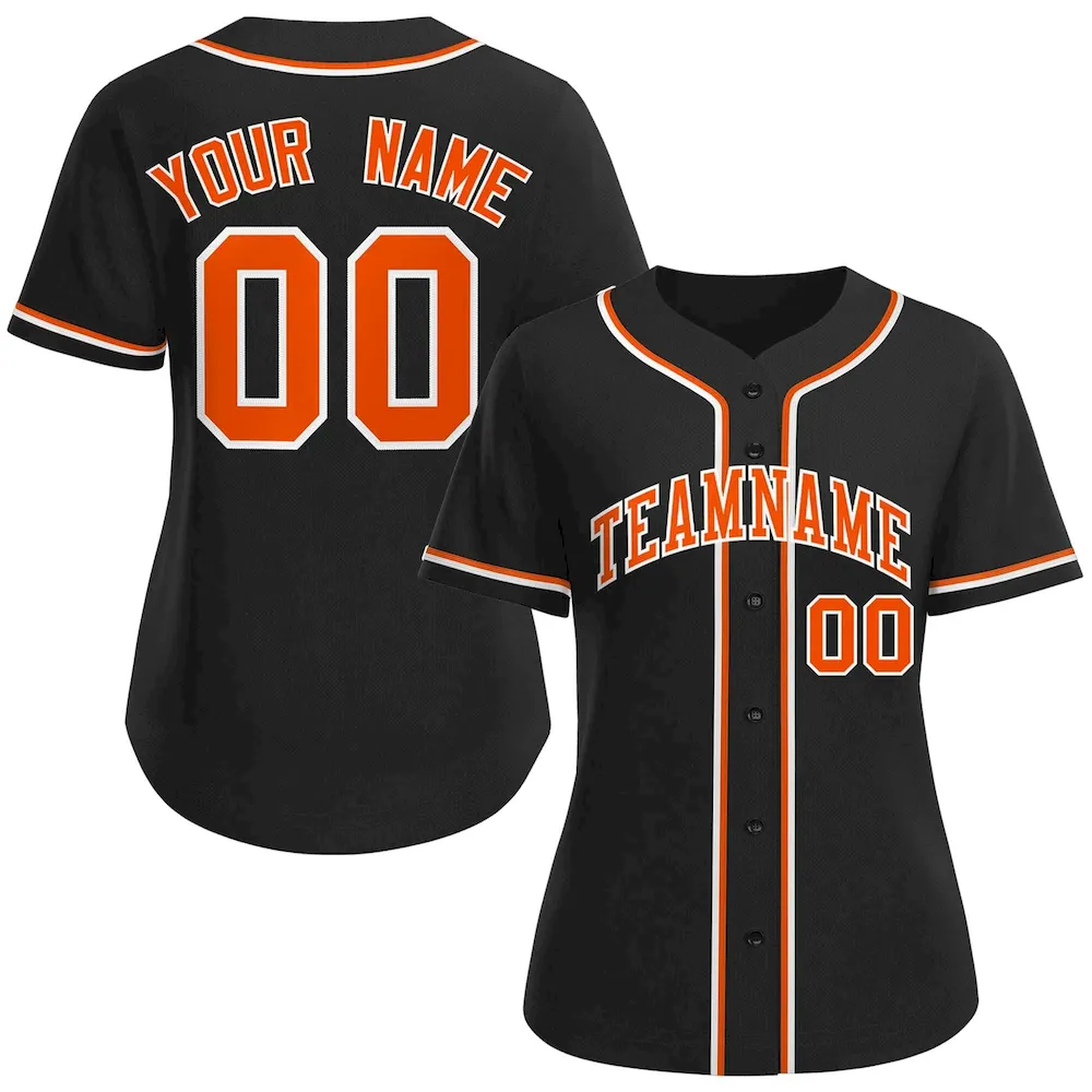 Custom Light Blue Red-Black Classic Style Baseball Jersey For Women