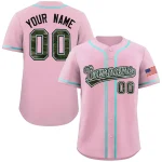 Custom Orange Personalized Camo Font Authentic Baseball Jersey