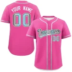 Custom Pink Demiboy For Pride Month Classic Style Authentic Baseball Jersey