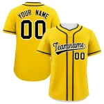 Custom Black Light Pink Personalized Classic Authentic Baseball Jersey