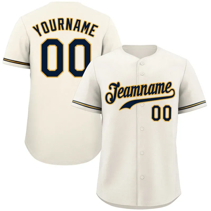Custom Purple Black-White Classic Style Authentic Baseball Jersey