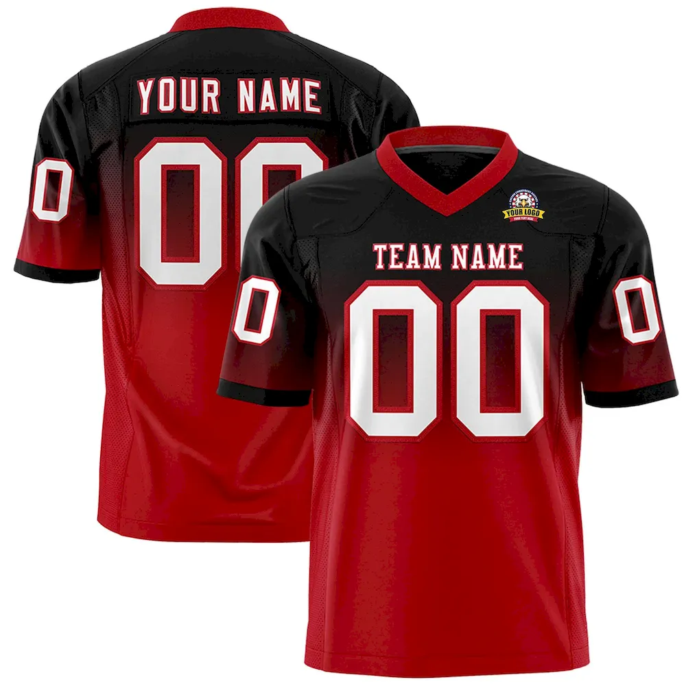 Custom Vegas Gold Black-White Drift Fashion Mesh Authentic Football Jersey