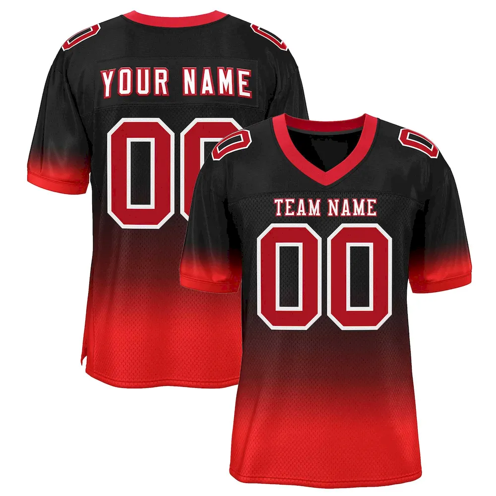 Custom Midnight Green White-Black Classic Style Mesh Authentic Football Jersey