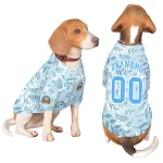 Custom Orange White-Aqua Classic Style Hockey Jersey