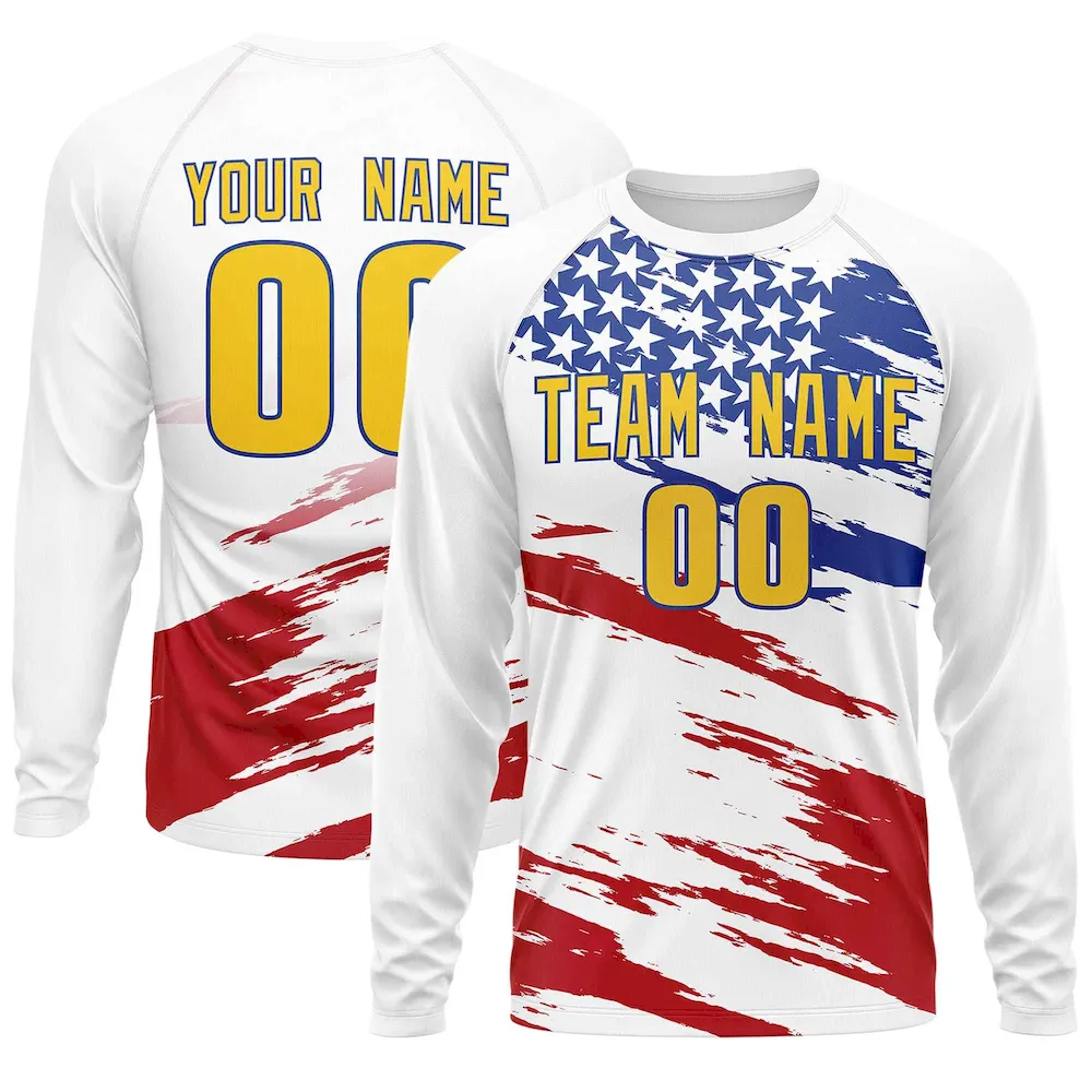Custom Royal White Printing Sportswear Soccer Sets Jersey