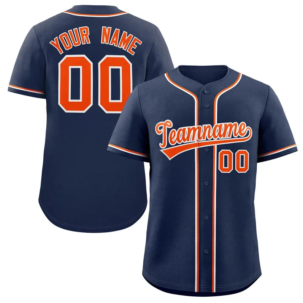 Custom Orange Royal Crew Neck Raglan Long Sleeve Performance T-Shirt