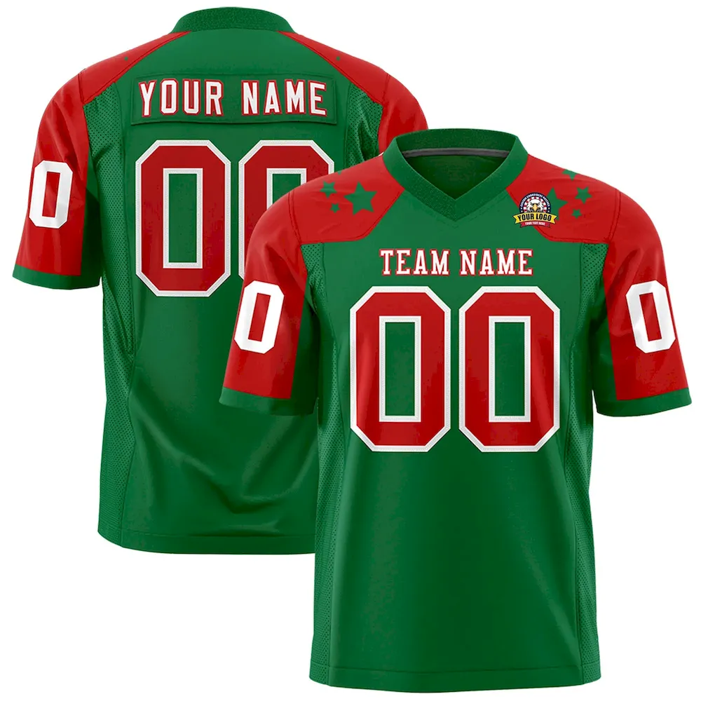 Custom Aqua Red-Black Letterman Two Tone Full-Snap Split Fashion Jacket
