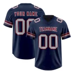 Custom Old Gold Red Retro Personalized Sleeve Line Authentic Football Jersey