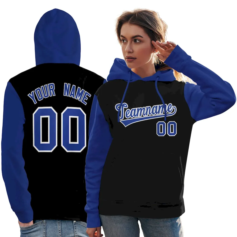Custom Black White Split Personalized Graffiti Raglan Sleeve Authentic Baseball Jersey