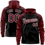Custom Red Red-Navy Classic Style Crew neck T-Shirts Full Sublimated