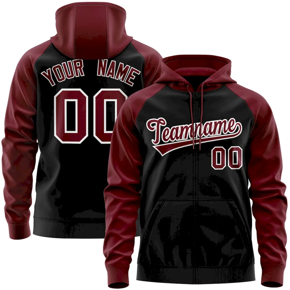 Custom Red Red-Navy Classic Style Crew neck T-Shirts Full Sublimated