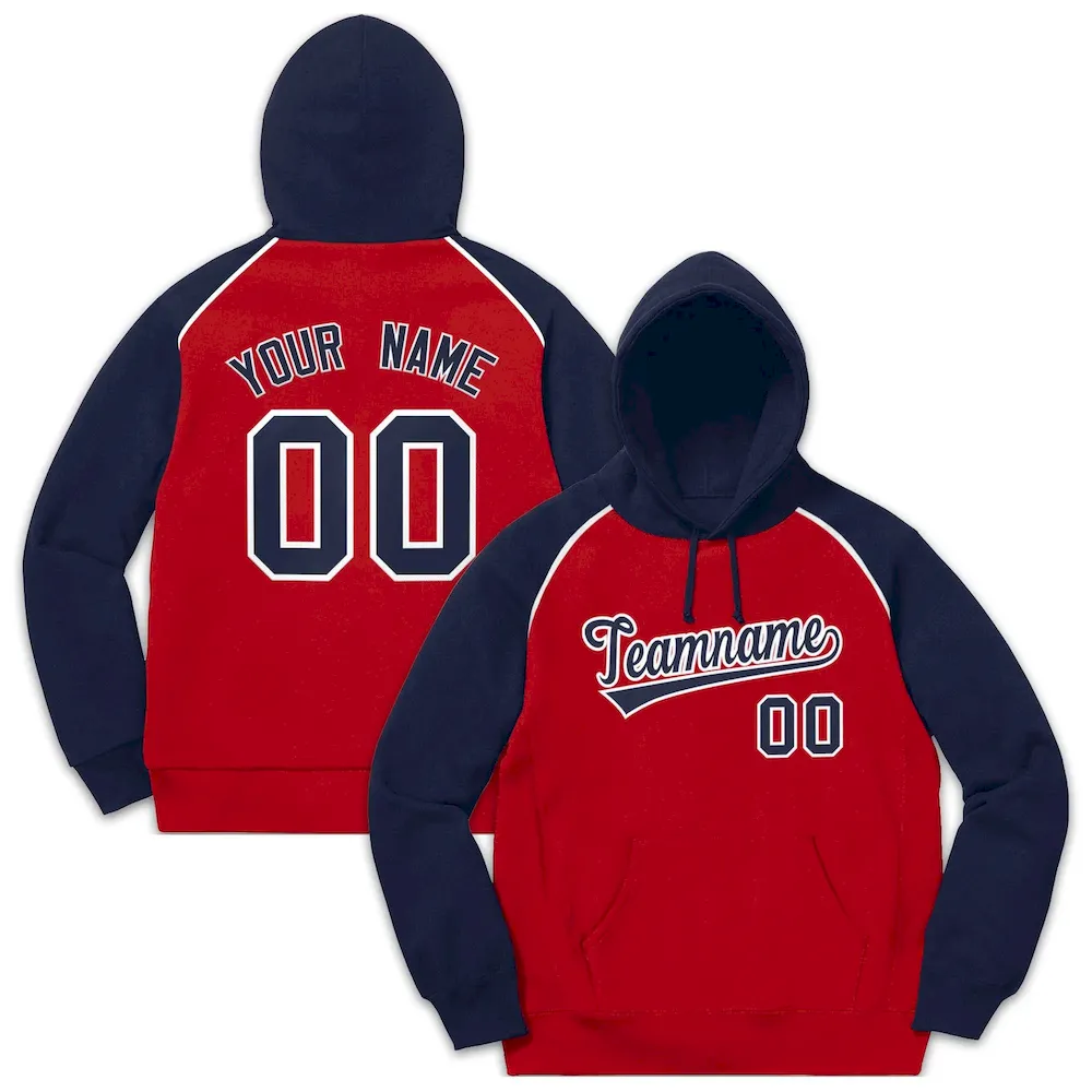 Custom Navy Orange-White Classic Style Crew neck T-Shirts Full Sublimated