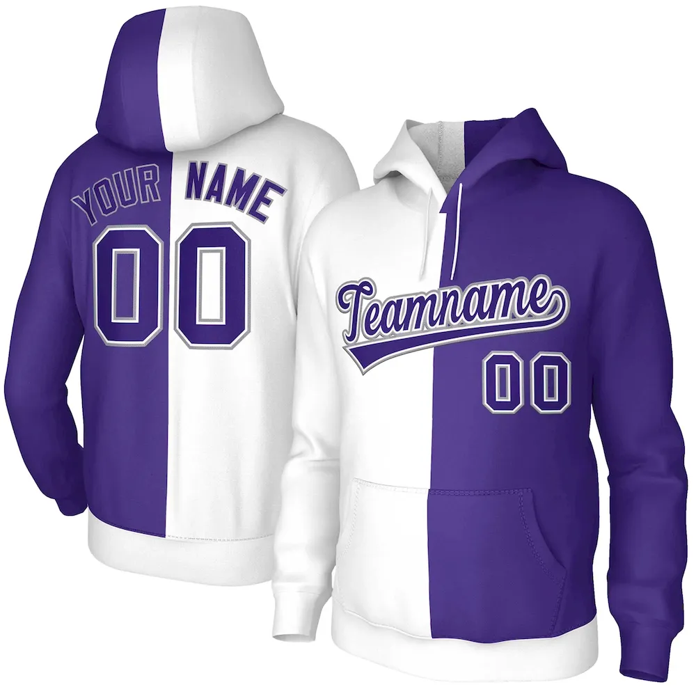 Custom Purple Orange-White Classic Tops Casual Basketball Jersey