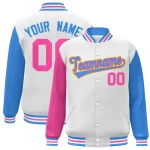 Custom Navy Pink Gradient Fashion Personalized Authentic Football Jersey