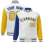 Custom Royal Red-White Personalized Camo Authentic Football Jersey