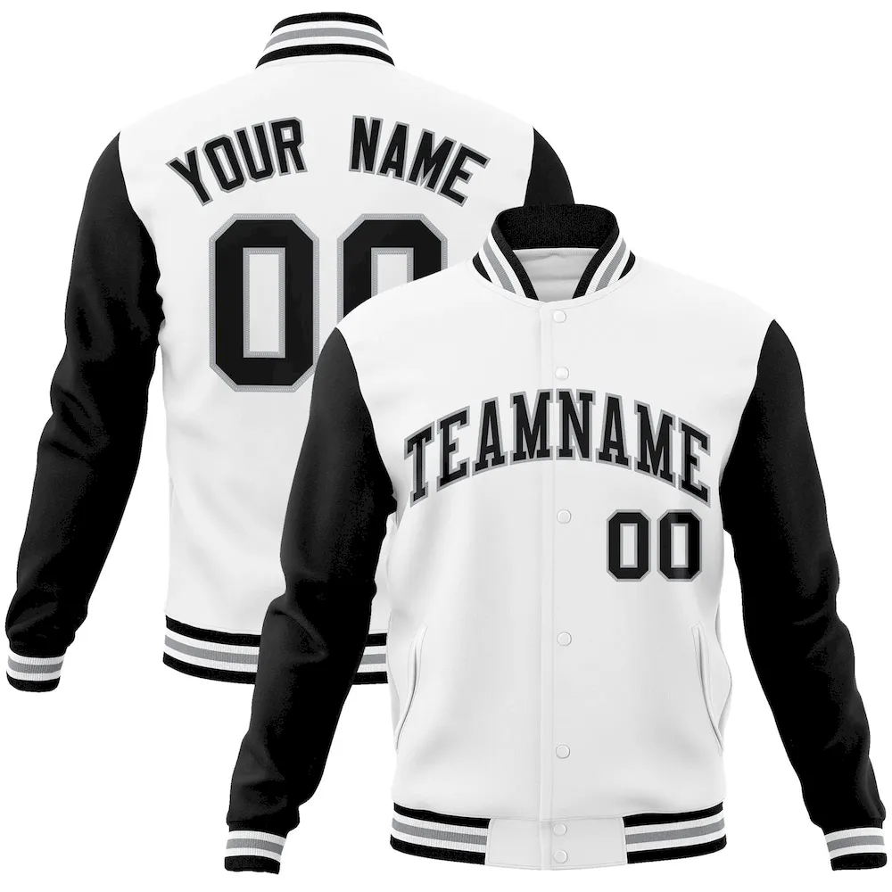 Custom White Red-Gray Classic Style Authentic Baseball Jersey