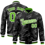 Custom White Crimson Varsity Full-Zip Letterman Classic Jacket Hoodie