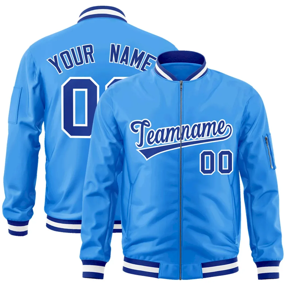 Custom Neon Green Orange Varsity Full-Zip Letterman Classic Jacket Hoodie