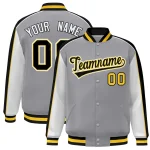 Custom Navy Orange Navy-White Classic Style Hockey Jersey