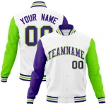 Custom White Red-Navy Classic Style Authentic Baseball Jersey