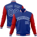 Custom Red White-Black Classic Style Authentic Baseball Jersey