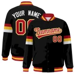 Custom Midnight Green Red-Khaki Classic Style Hockey Jersey