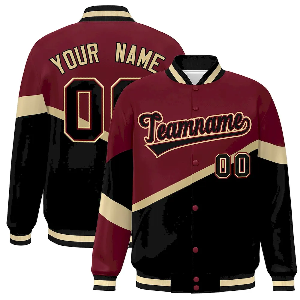 Custom Midnight Green Red-Gold Classic Style Hockey Jersey