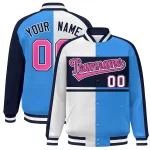 Custom Purple Orange-White Classic Style Hockey Jersey