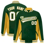 Custom Green Royal-White Classic Style Hockey Jersey