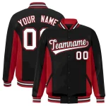Custom Gray Red-White Classic Style Hockey Jersey