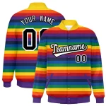 Custom Khaki Navy Gold-Green Classic Style Hockey Jersey