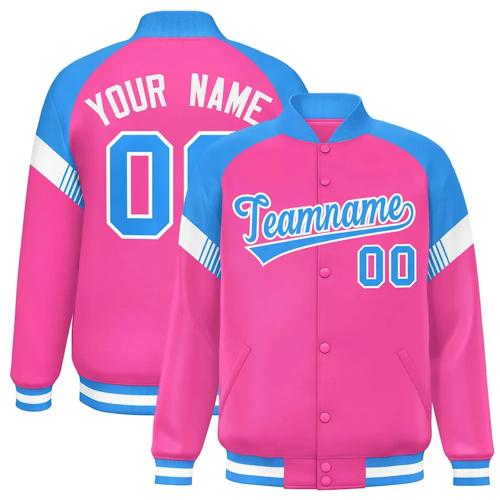 Custom Red White-Royal Classic Style Hockey Jersey