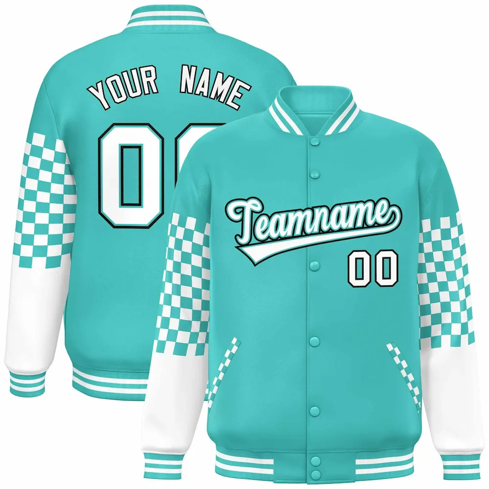Custom Powder Blue Gold-White Classic Style Hockey Jersey