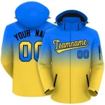 Custom Midnight Green Gold-White Classic Style Hockey Jersey