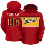 Custom Red Navy-White Classic Style Hockey Jersey