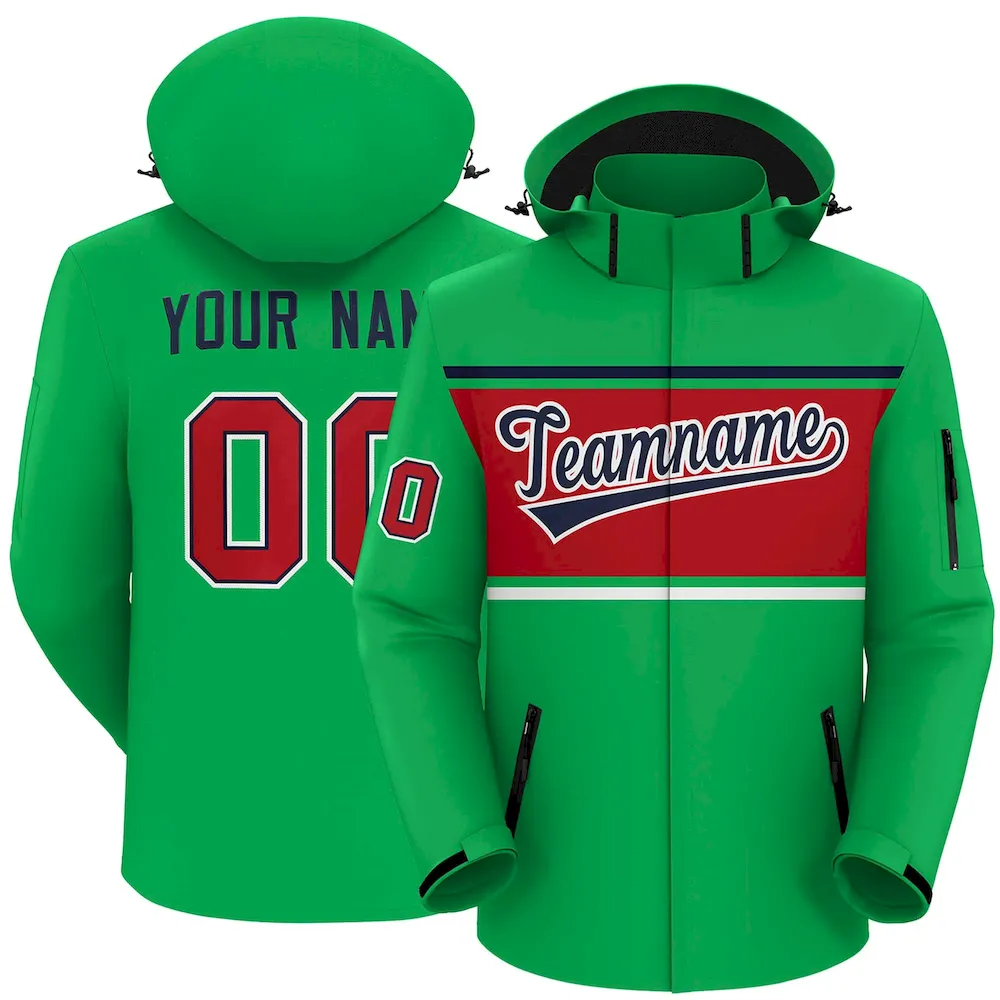 Custom Aqua Pink Navy-White Classic Style Hockey Jersey