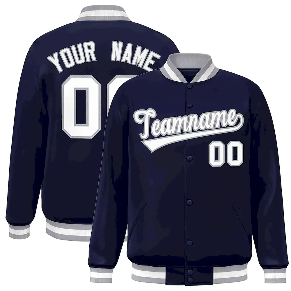 Custom Gray Red-White Classic Style Authentic Baseball Jersey