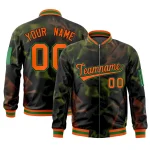 Custom Old Gold Navy Kelly Green-White Classic Style Hockey Jersey