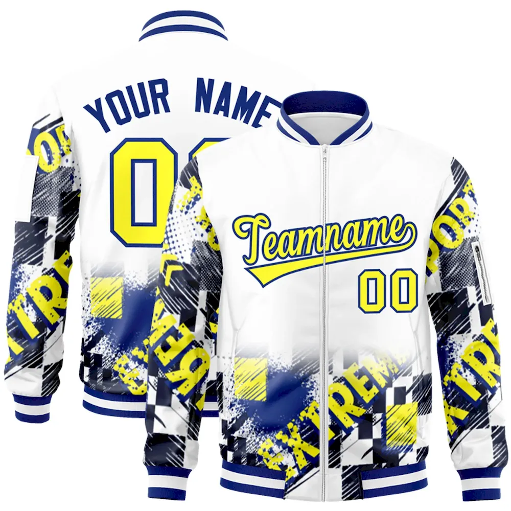 Custom Aqua White-Red Classic Style Hockey Jersey
