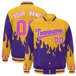 Custom Orange White-Black Classic Style Hockey Jersey