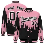 Custom Gray Red-White Classic Style Hockey Jersey