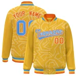 Custom White Kelly Green White-Orange Classic Style Hockey Jersey