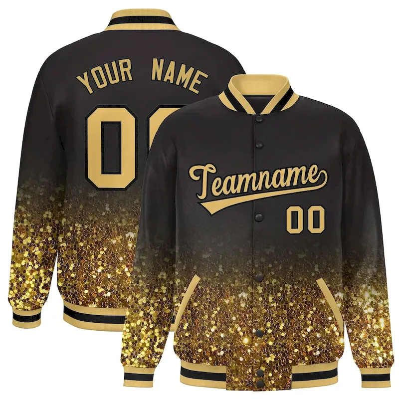 Custom Khaki Purple-Light Blue Classic Style Hockey Jersey