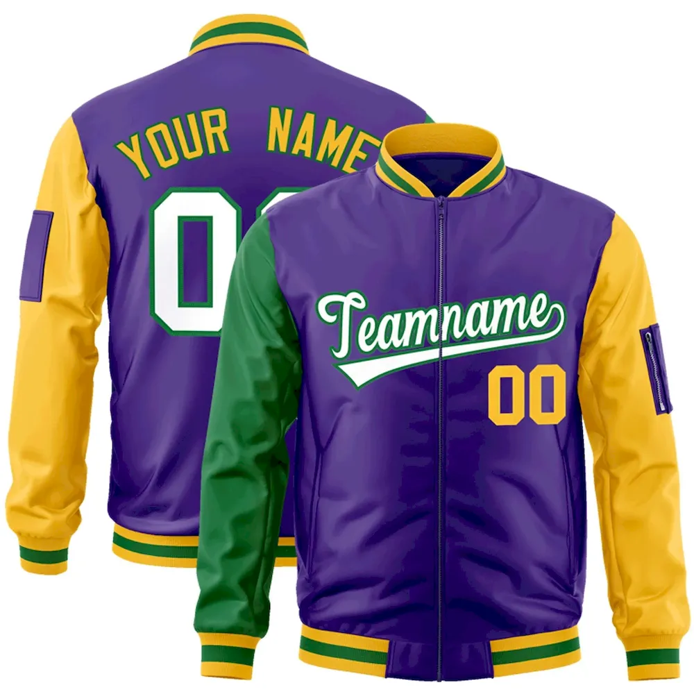 Custom White Kelly Green-Gold Classic Style Hockey Jersey
