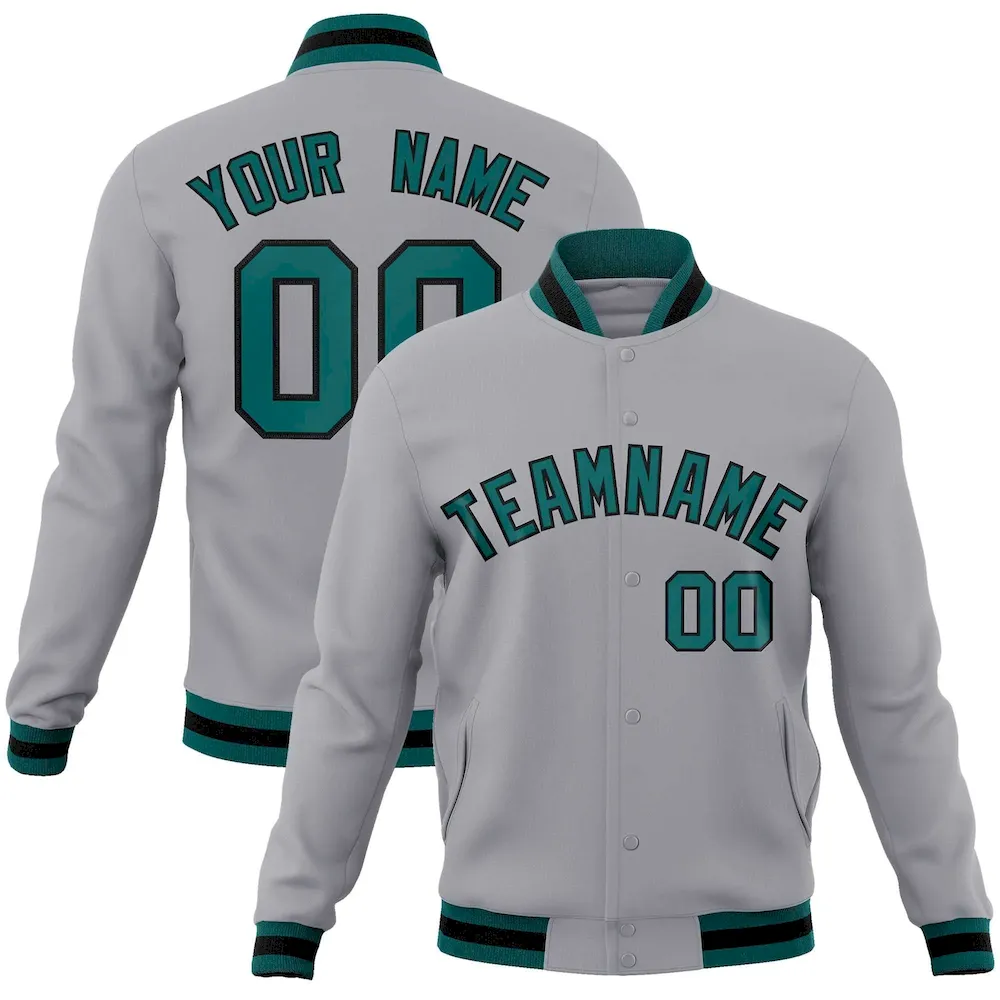 Custom Black Gray-Navy Personalized Raglan Sleeves Authentic Baseball Jersey