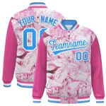Custom Purple Kelly Green-White Classic Style Hockey Jersey