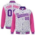 Custom Royal Light Blue-White Classic Style Hockey Jersey