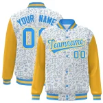 Custom Pink Gold-White Classic Style Hockey Jersey