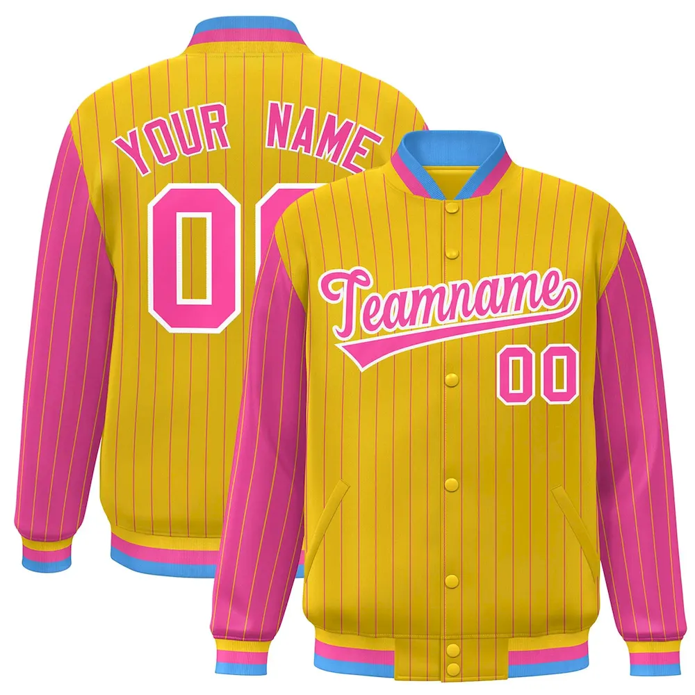 Custom Crimson White-Gold Classic Style Hockey Jersey