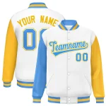 Custom Navy Aqua-Gray Personalized Classic V-Neck Hockey Jersey